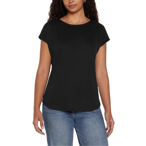 Amelia Linen Blend Short Sleeve Top