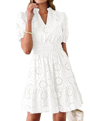 Rivi Eyelet Mini Dress | Women's Summer Dresses