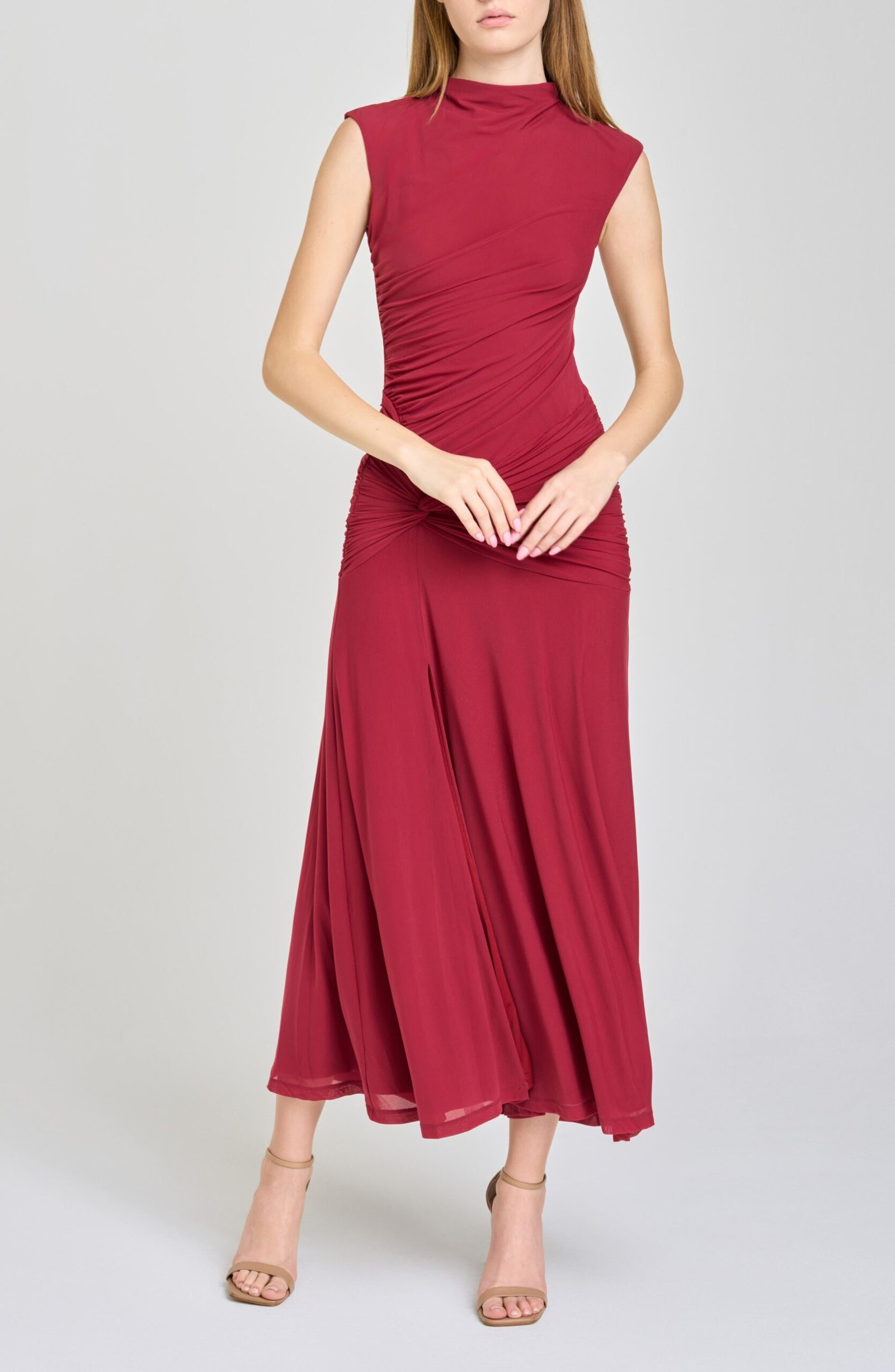 WAYF women's floral midi dress